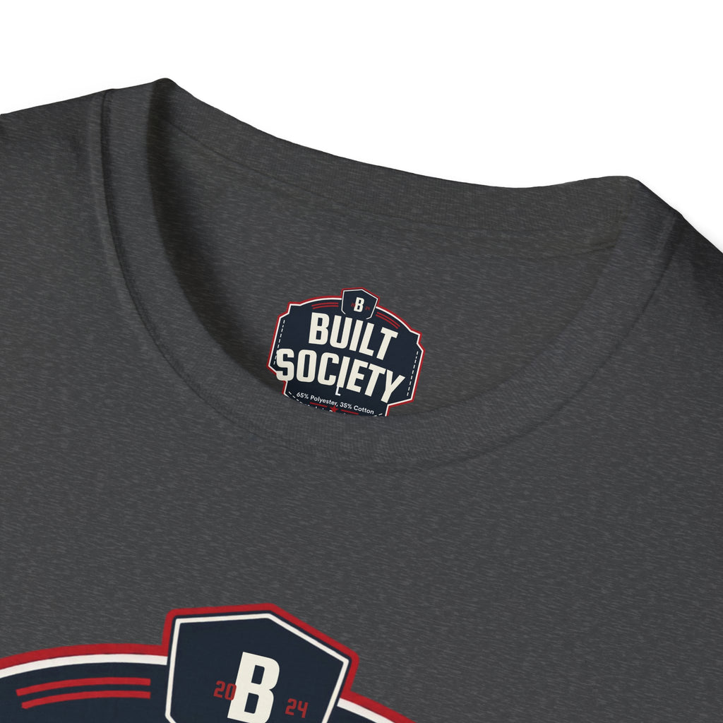Built Society T-Shirt — Vintage Emblem Graphic Tee