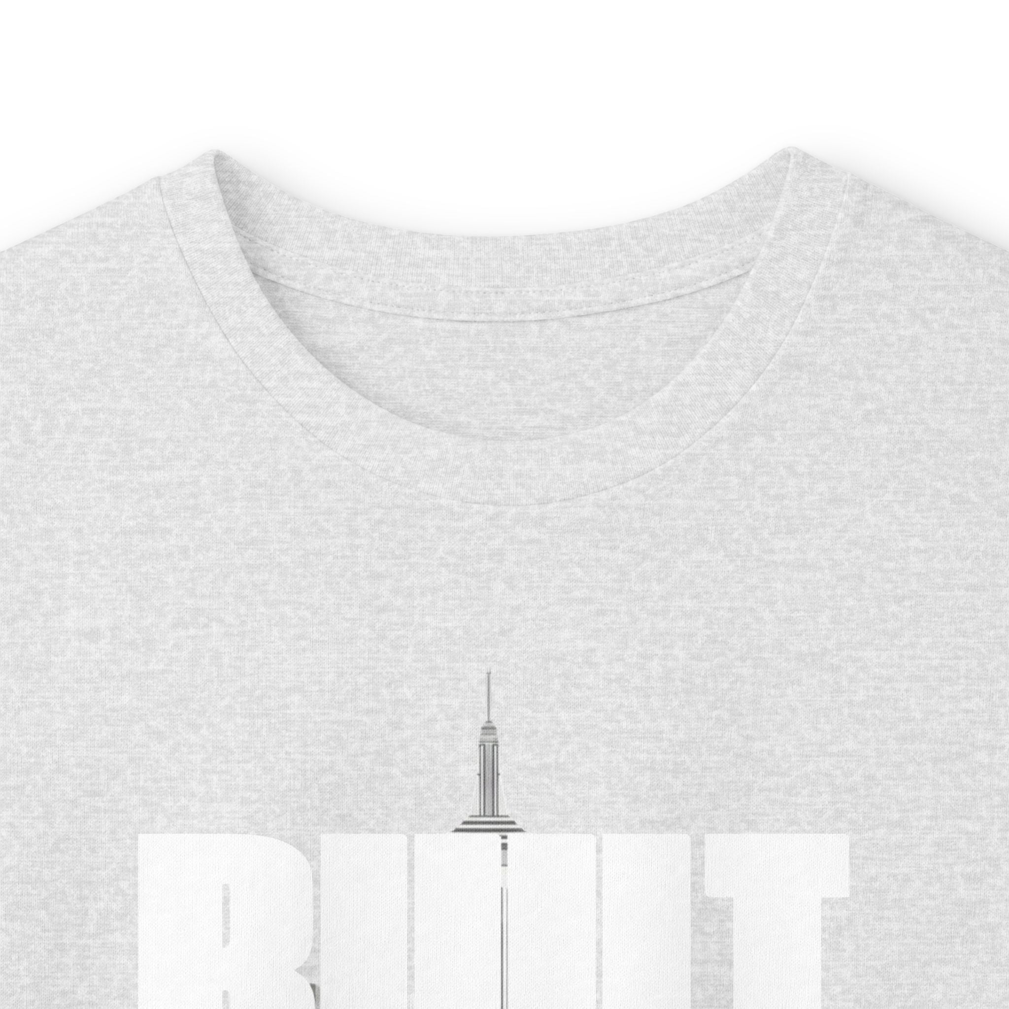 Long Sleeve Tee — Built Through Pain City Skyline Graphic