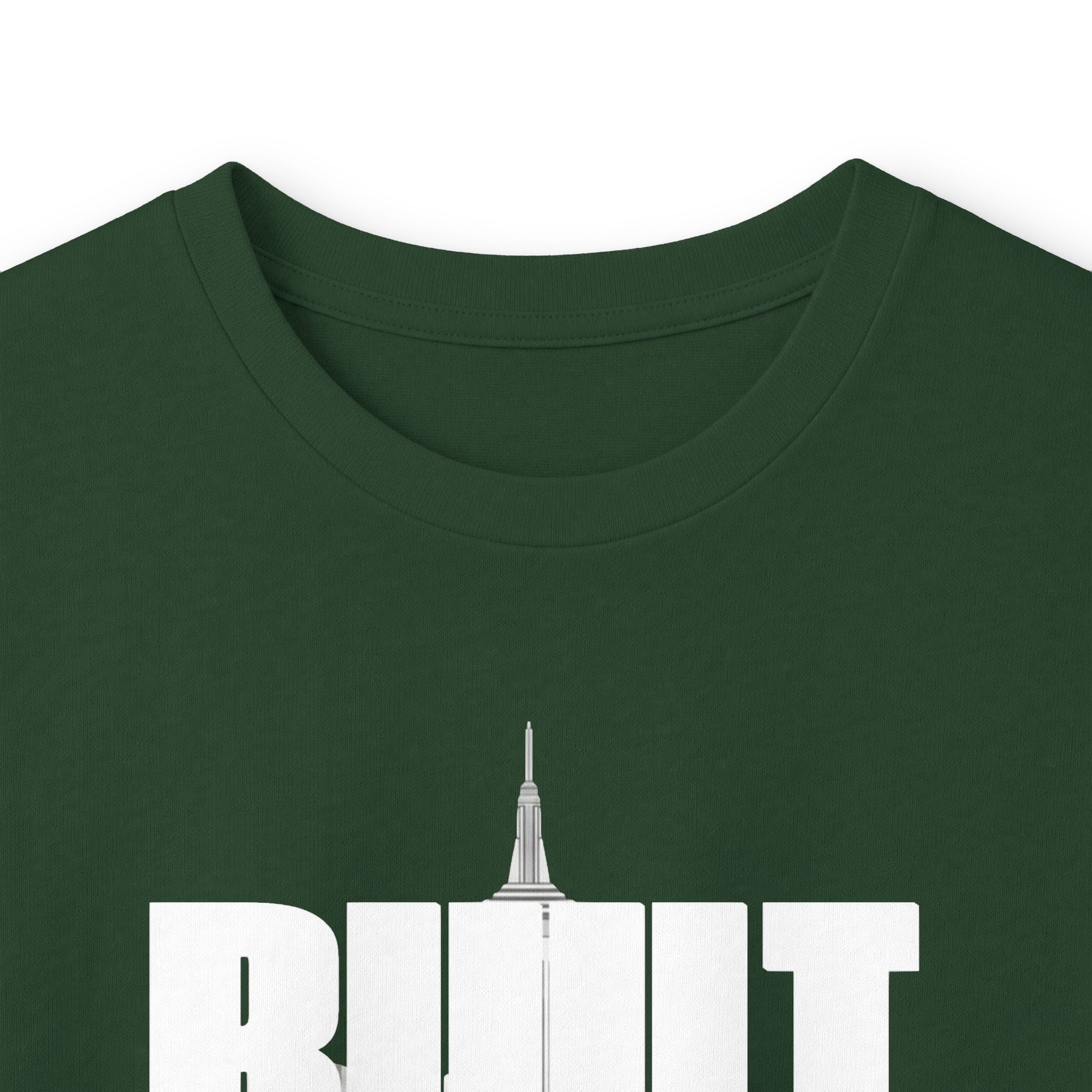 Long Sleeve Tee — Built Through Pain City Skyline Graphic