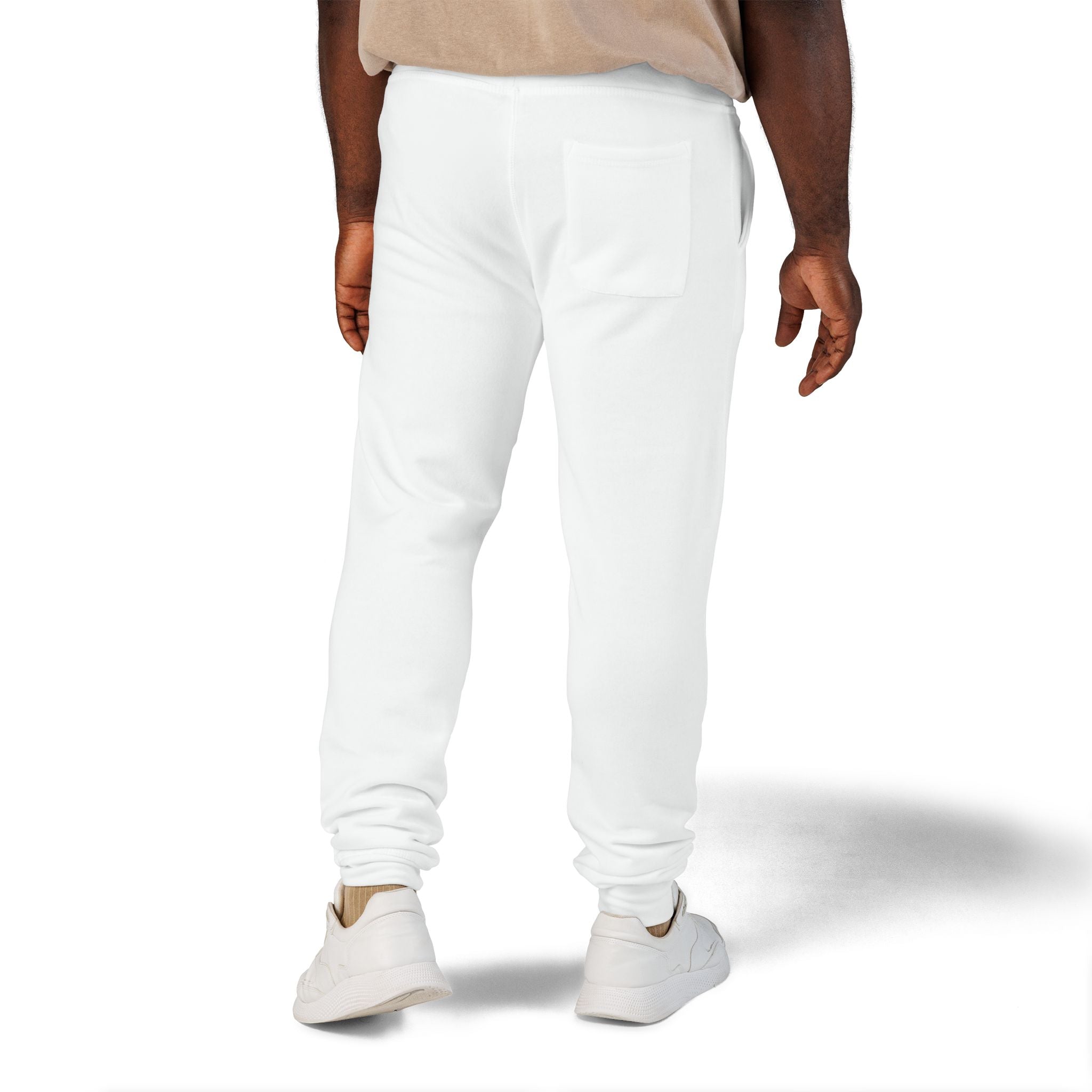Embroidered 'Built Through Pain' Fleece Sweatpants — Cozy Casual Joggers