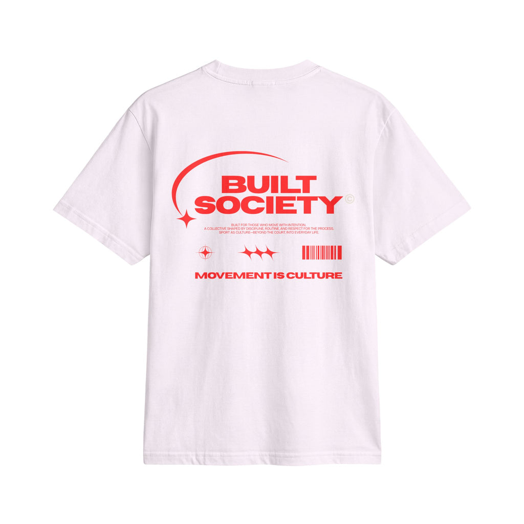 Built Society Graphic T-Shirt — 'Built Society: Movement Is Culture' Streetwear Tee