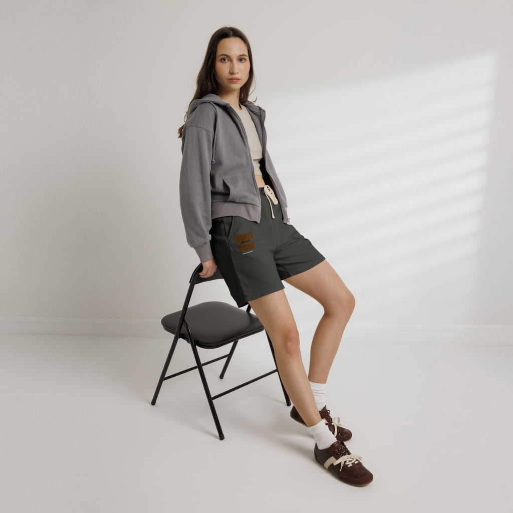 Built Pain Fleece Sweat Shorts — Garment-Dyed Lightweight Lounge Shorts