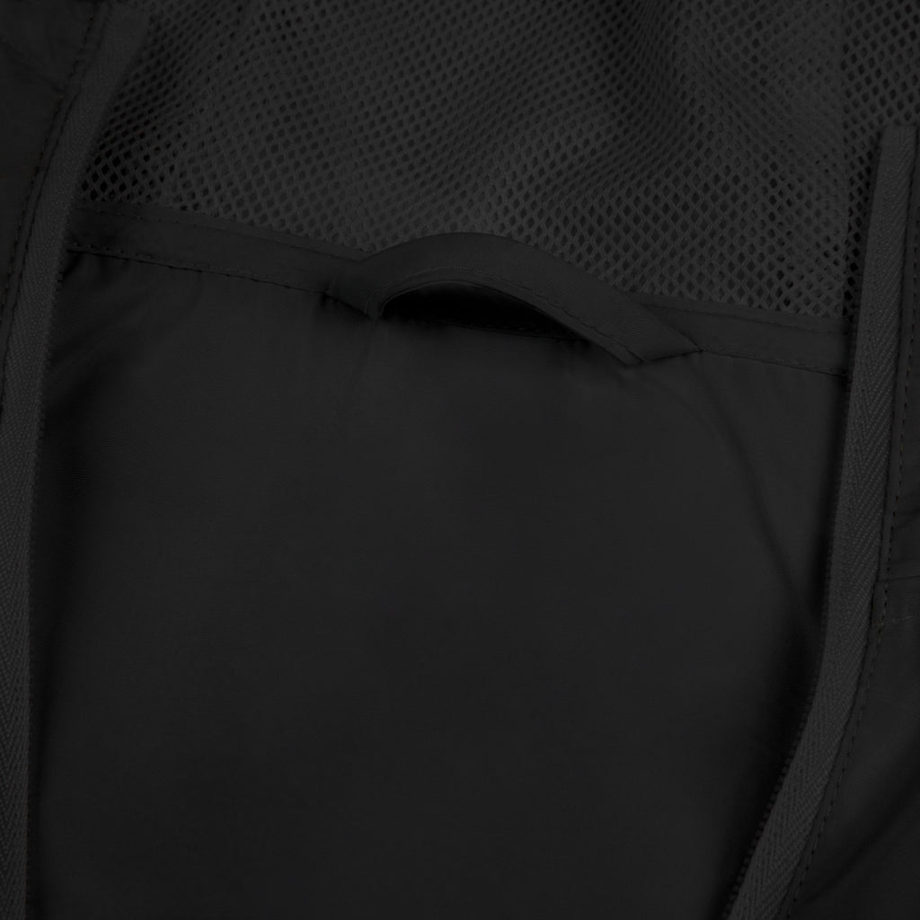 Windbreaker Jacket — 'Built Society' Camo Full-Zip Hooded Windbreaker