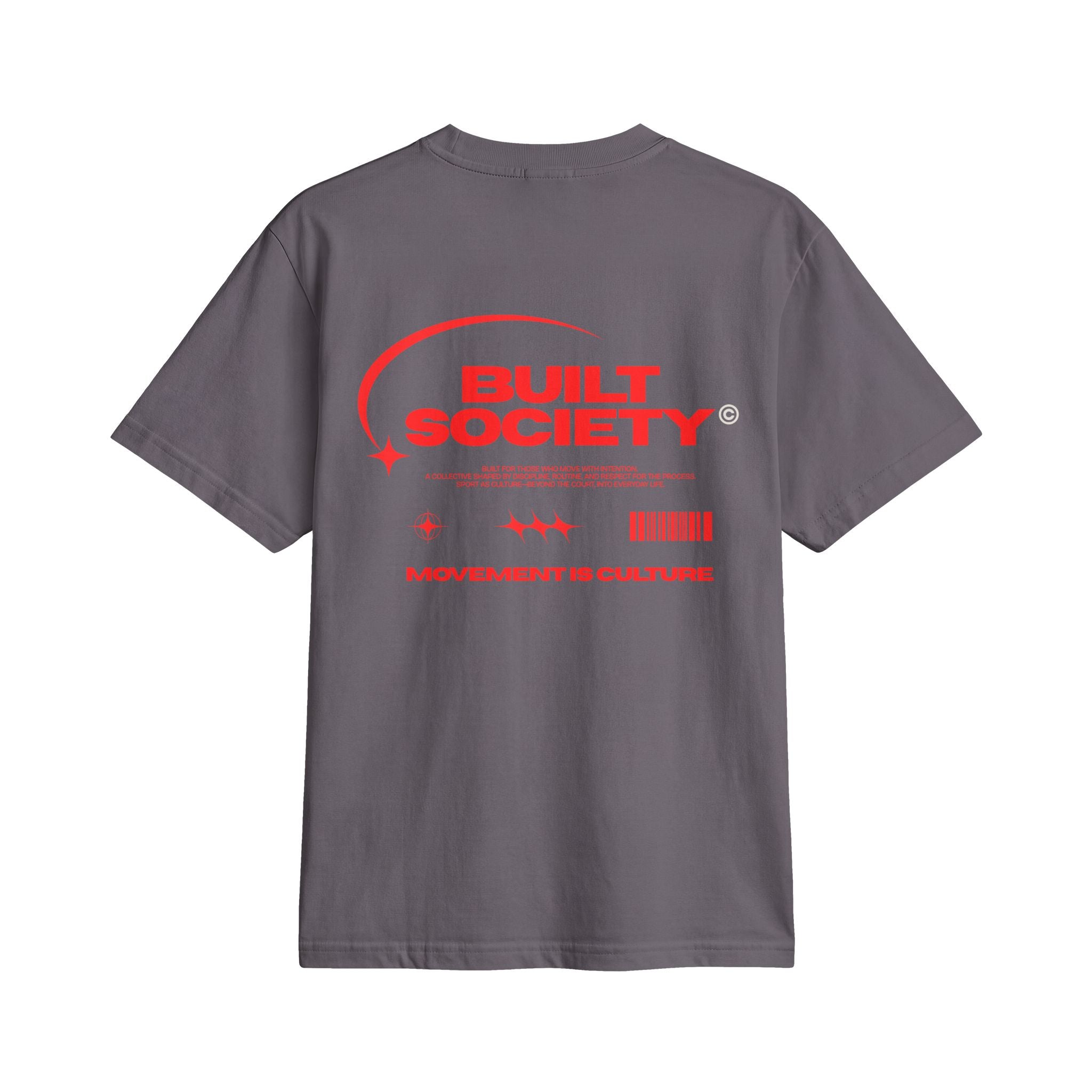 Built Society Graphic T-Shirt — 'Built Society: Movement Is Culture' Streetwear Tee