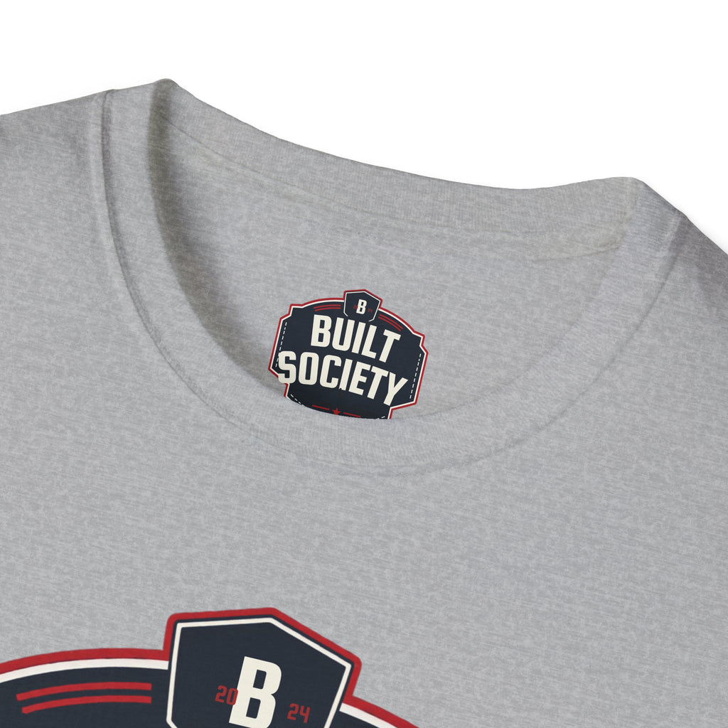 Built Society T-Shirt — Vintage Emblem Graphic Tee