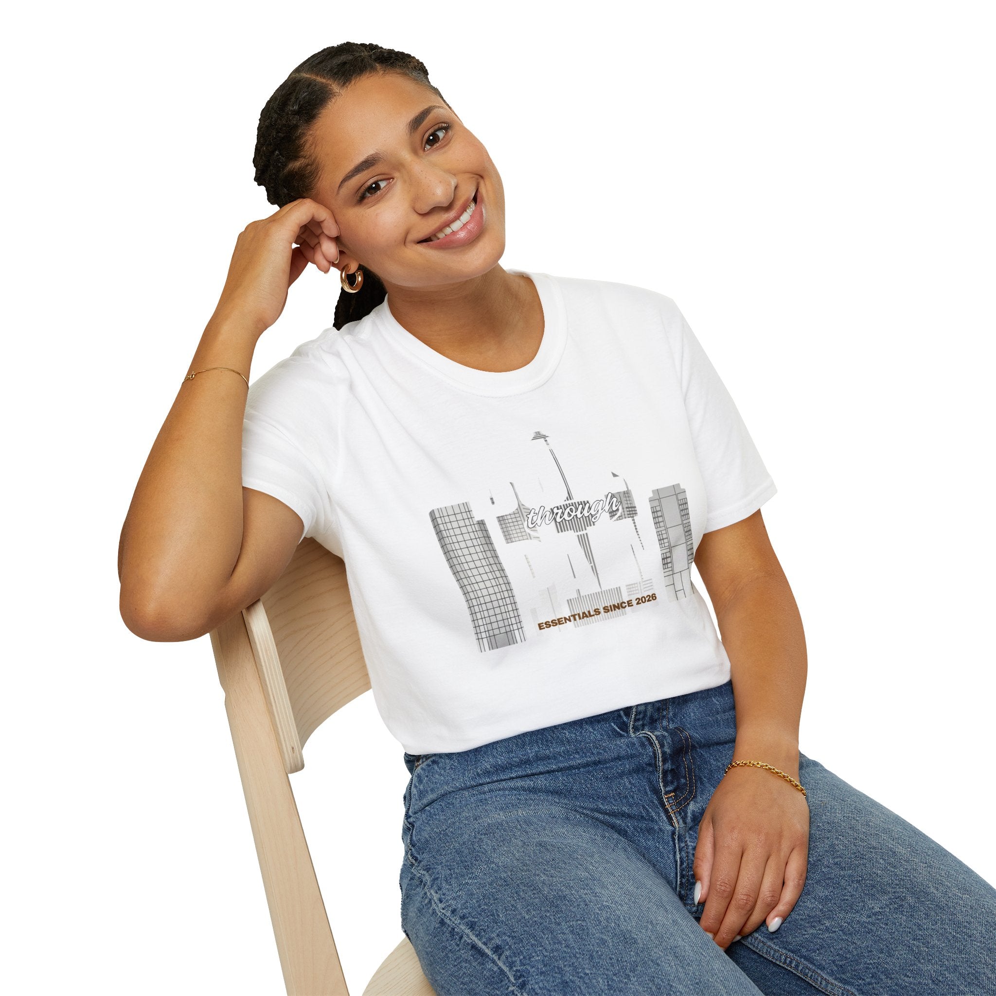 City Skyline T-Shirt — 'Streets' Retro Urban Graphic Tee