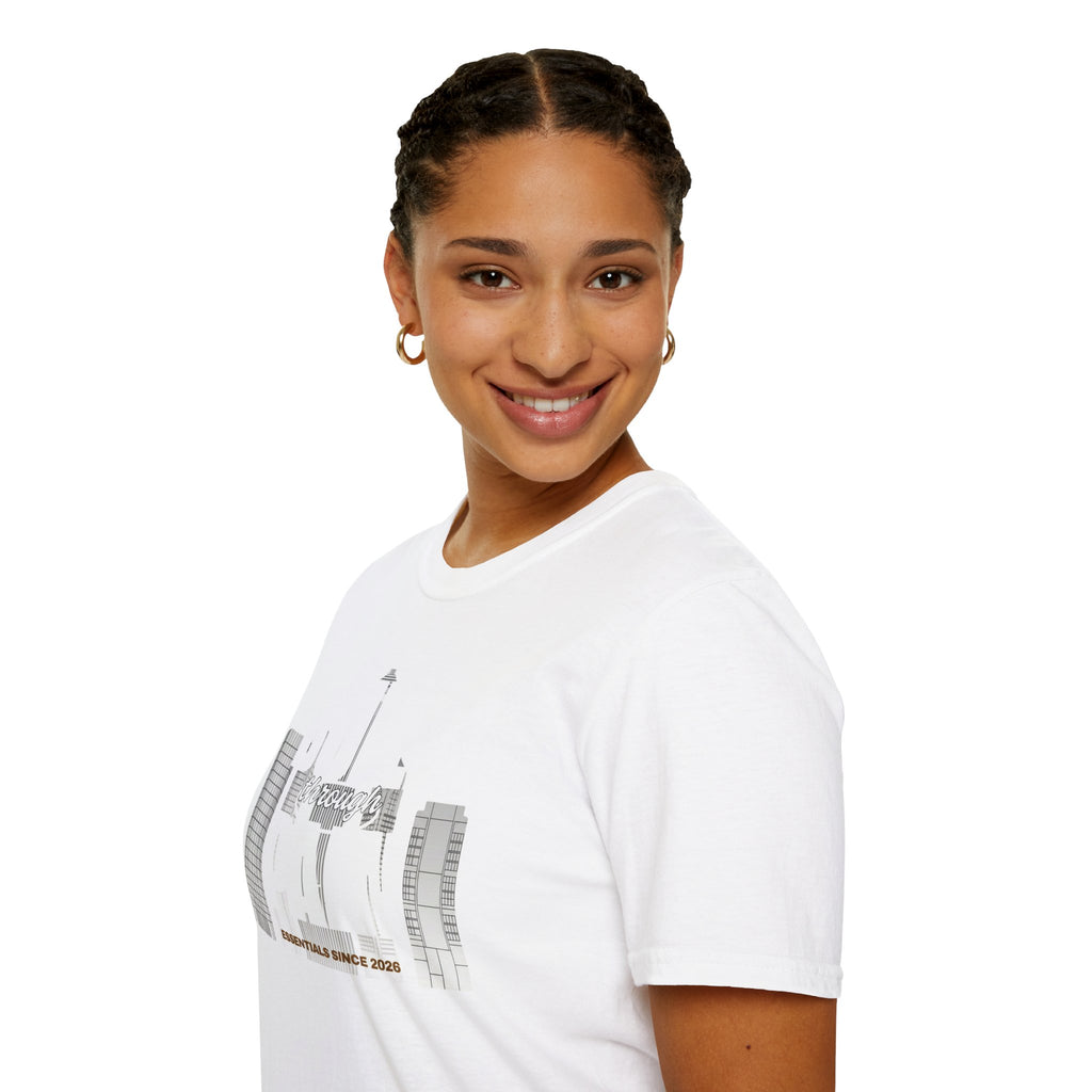 City Skyline T-Shirt — 'Streets' Retro Urban Graphic Tee