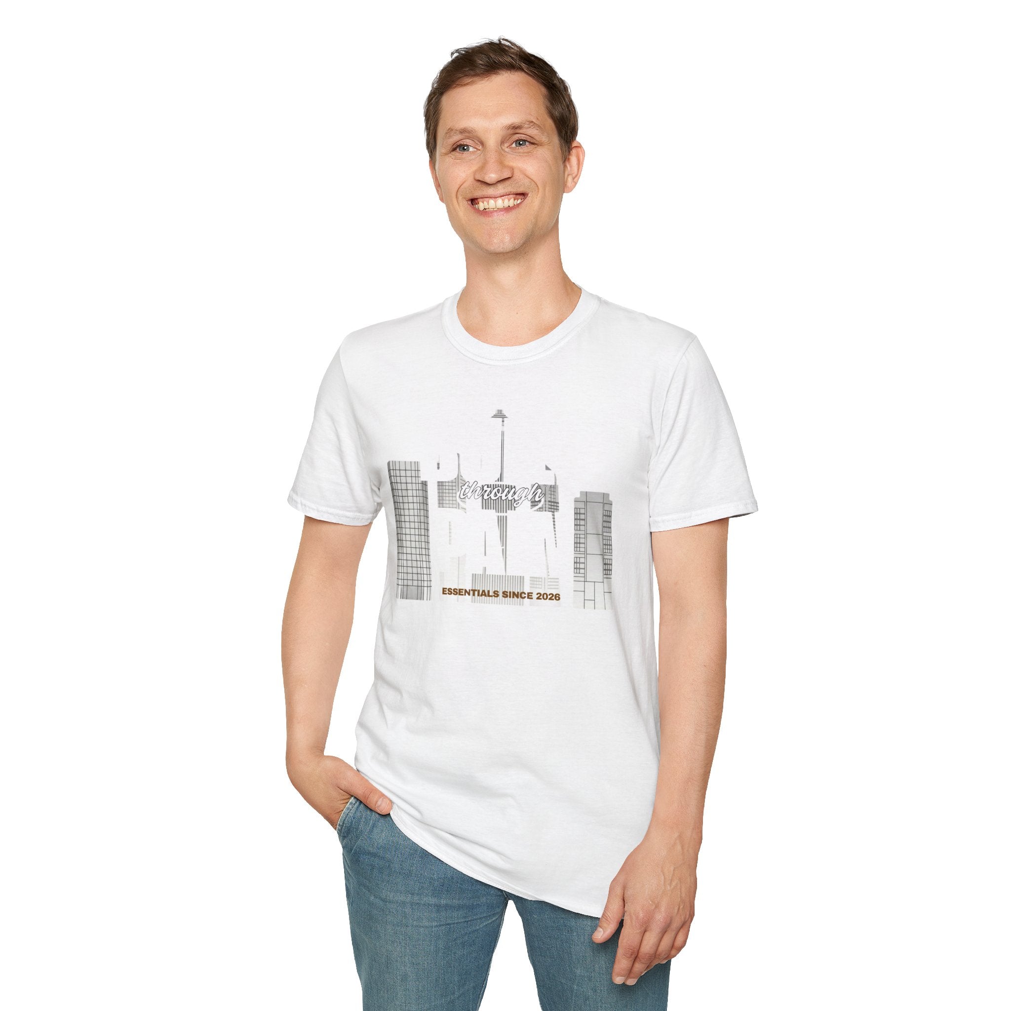 City Skyline T-Shirt — 'Streets' Retro Urban Graphic Tee
