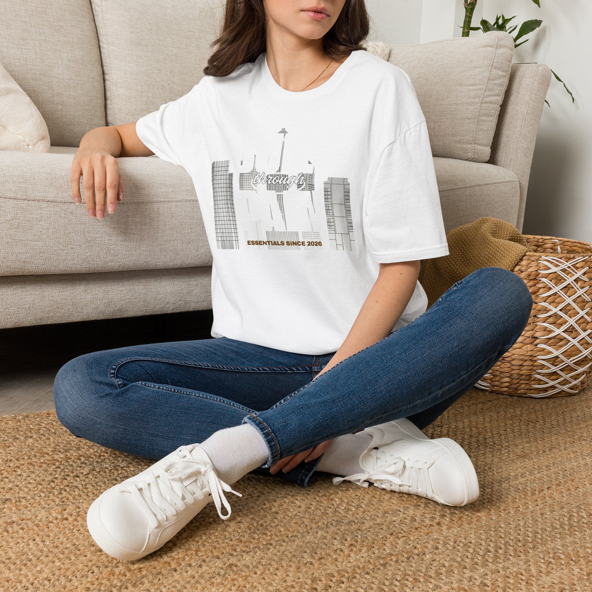 City Skyline T-Shirt — 'Streets' Retro Urban Graphic Tee